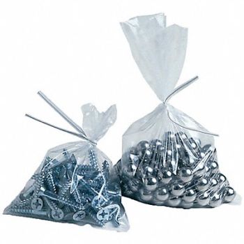 GRAINGER APPROVED Open End Poly Bag PK1000, 61AM32