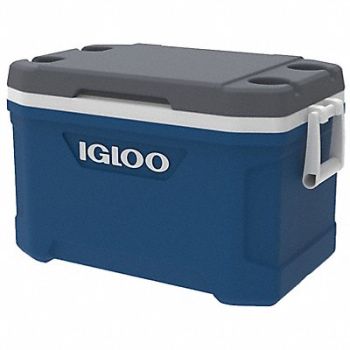 IGLOO Cooler 52qt. Gray Plastic, 61AM65