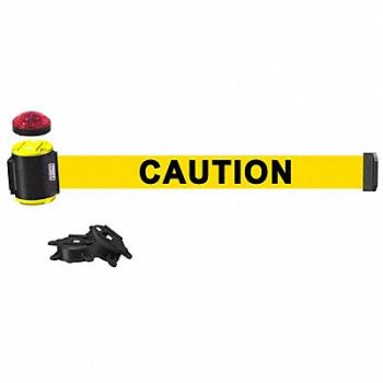 BANNER STAKES Magnetic Wall Mount Barrier w/Light, 61CT09