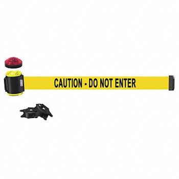 BANNER STAKES Magnetic Wall Mount Barrier w/Light, 61CT10