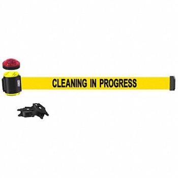 BANNER STAKES Magnetic Wall Mount Barrier w/Light, 61CT12