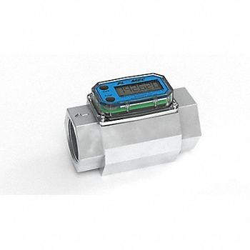 FLOMEC Electronic Flowmeter 1 1/2 FNPT 4.5 L, 61CT67