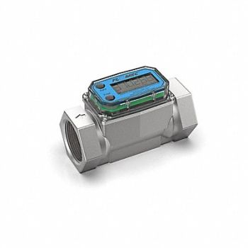 FLOMEC Electronic Flowmeter 1 1/2 FNPT 4.5 L, 61CT77