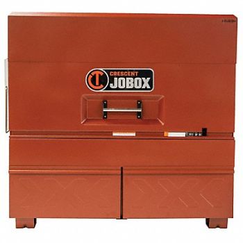 CRESCENT JOBOX Piano-Style Jobsite Box 57 in Brown, 61CU19