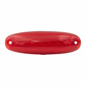 MAXXIMA Oval Clearance Marker P2/P3/PC Red, 61CU56