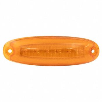 MAXXIMA Oval Clearance Marker P2/P3/PC Amber, 61CU58