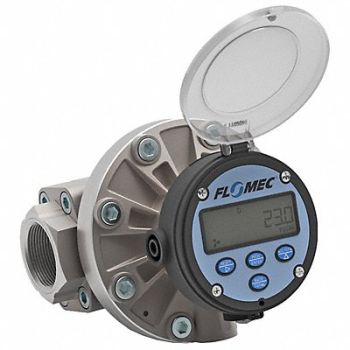 FLOMEC Electronic Flowmeter 1 1/2 FNPT 7.4 L, 61CV31