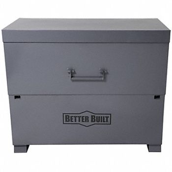 BETTER BUILT Piano-Style Jobsite Box 49 in Gray, 61DD79