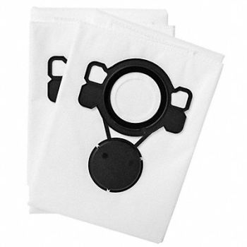 NILFISK Vacuum Bag Fleece 1-Ply Non-Reusable PK5, 61DH48