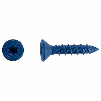 TAPCON Concrete Anchor Screw Flat 1/4 in PK100, 61DK01