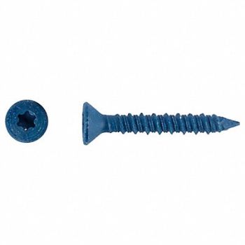 TAPCON Concrete Anchor Screw Flat 1/4 in PK100, 61DK02