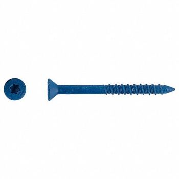 TAPCON Concrete Anchor Screw Flat 1/4 in PK100, 61DK04