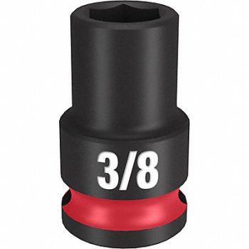 MILWAUKEE Standard Impact Socket Steel 3/8, 61DK21