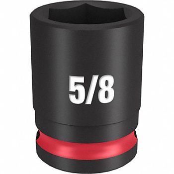 MILWAUKEE Standard Impact Socket Steel 5/8, 61DK25