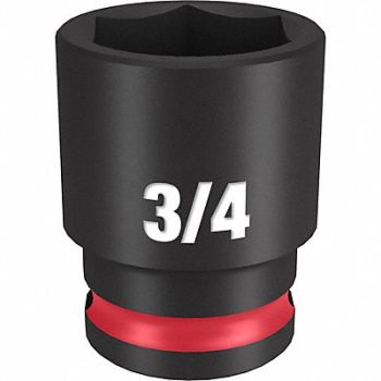 MILWAUKEE Standard Impact Socket Steel 3/4, 61DK27