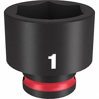 MILWAUKEE Standard Impact Socket Steel 1, 61DK31