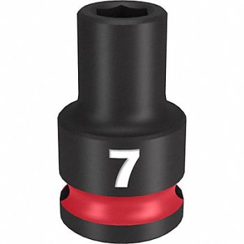 MILWAUKEE Standard Impact Socket Steel 7 mm, 61DK48
