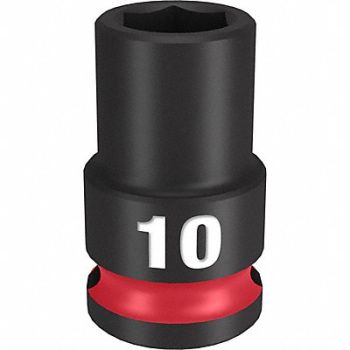 MILWAUKEE Standard Impact Socket Steel 10 mm, 61DK51