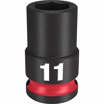 MILWAUKEE Standard Impact Socket Steel 11 mm, 61DK52