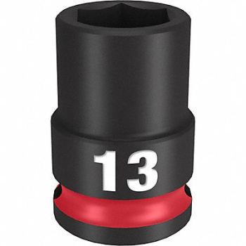 MILWAUKEE Standard Impact Socket Steel 13 mm, 61DK54
