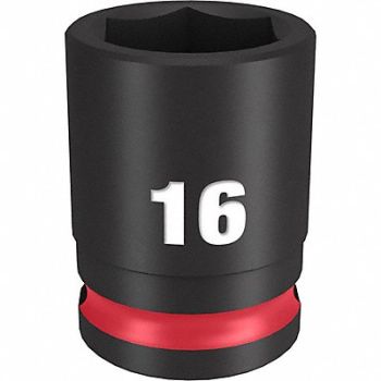 MILWAUKEE Standard Impact Socket Steel 16 mm, 61DK57