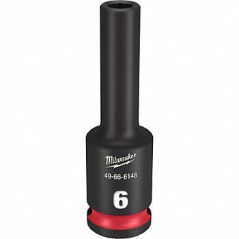MILWAUKEE Deep Impact Socket Steel 6 mm, 61DK65