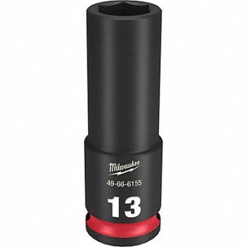 MILWAUKEE Deep Impact Socket Steel 13 mm, 61DK72