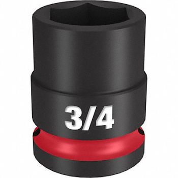 MILWAUKEE Standard Impact Socket Steel 3/4, 61DK89