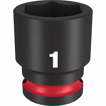 MILWAUKEE Standard Impact Socket Steel 1, 61DK93