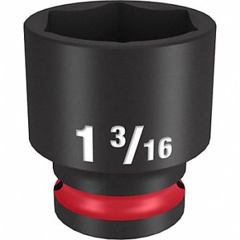 MILWAUKEE Standard Impact Socket Steel 1 3/16, 61DK96