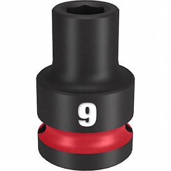 MILWAUKEE Standard Impact Socket Steel 9 mm, 61DL25