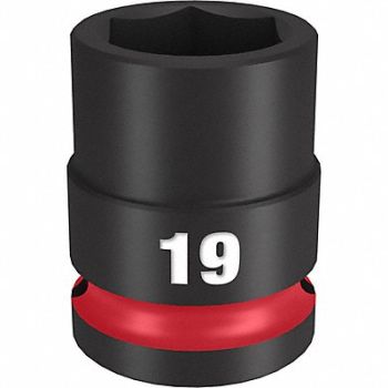 MILWAUKEE Standard Impact Socket Steel 19 mm, 61DL35