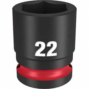 MILWAUKEE Standard Impact Socket Steel 22 mm, 61DL38