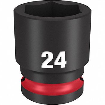 MILWAUKEE Standard Impact Socket Steel 24 mm, 61DL40