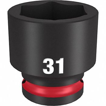MILWAUKEE Standard Impact Socket Steel 31 mm, 61DL47