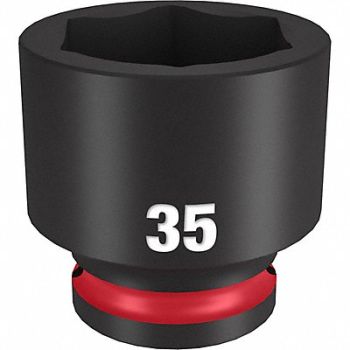 MILWAUKEE Standard Impact Socket Steel 35 mm, 61DL51