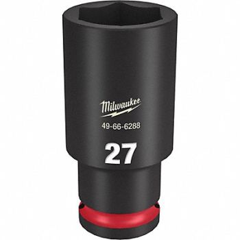 MILWAUKEE Deep Impact Socket Steel 27 mm, 61DL72