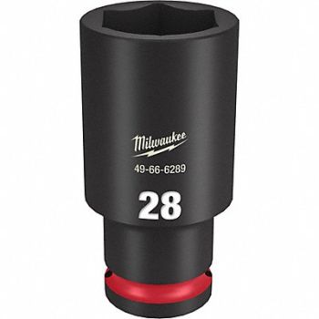 MILWAUKEE Deep Impact Socket Steel 28 mm, 61DL73