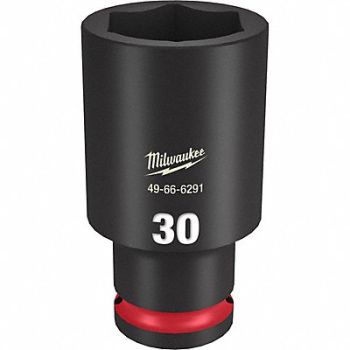 MILWAUKEE Deep Impact Socket Steel 30 mm, 61DL75