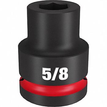 MILWAUKEE Standard Impact Socket Steel 5/8, 61DL83