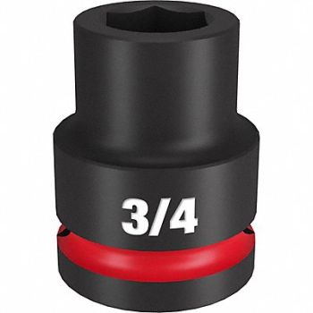 MILWAUKEE Standard Impact Socket Steel 3/4, 61DL85