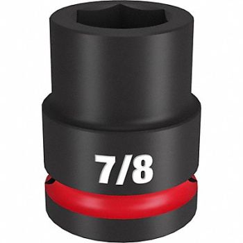 MILWAUKEE Standard Impact Socket Steel 7/8, 61DL87
