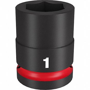 MILWAUKEE Standard Impact Socket Steel 1, 61DL89