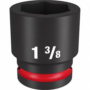 MILWAUKEE Standard Impact Socket Steel 1 3/8, 61DL95