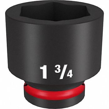 MILWAUKEE Standard Impact Socket Steel 1 3/4, 61DM02