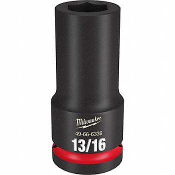 MILWAUKEE Deep Impact Socket Steel 13/16, 61DM11