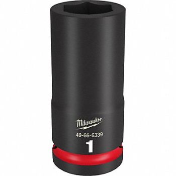 MILWAUKEE Deep Impact Socket Steel 1, 61DM14