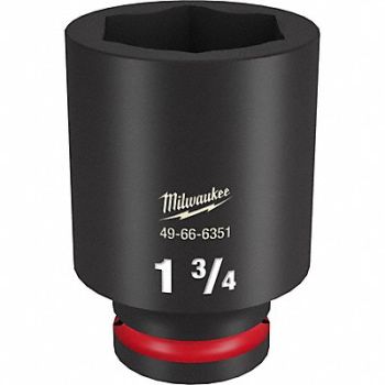 MILWAUKEE Deep Impact Socket Steel 1 3/4, 61DM26