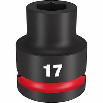 MILWAUKEE Standard Impact Socket Steel 17 mm, 61DM31