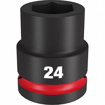 MILWAUKEE Standard Impact Socket Steel 24 mm, 61DM37